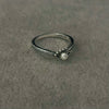 Anillo de Sirenita con perla, Talla 5,6,7,8,9, Plata .925