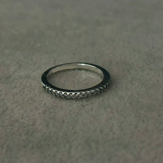 Anillo con Zirconia, Talla 6,7,8, Plata .925