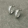 Arretes Hugguie Corazon con Zirconia, Plata .925