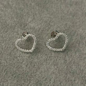 Arrete Corazon con Zirconia, Plata .925