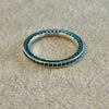 Anillo Churumbela color Verde, Talla7,6, Plata .925