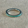 Anillo Churumbela color Verde, Talla7,6, Plata .925