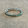 Anillo Churumbela color Verde, Talla7,6, Plata .925