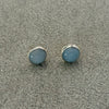 Arrete con piedra natural blue lace agate, Plata .925