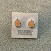 Broquel con piedra natural, en color Azul, Morado, Naranja, Blanco, Café, o Rosa, Plata .925