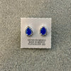 Broquel con piedra natural, en color Azul, Morado, Naranja, Blanco, Café, o Rosa, Plata .925