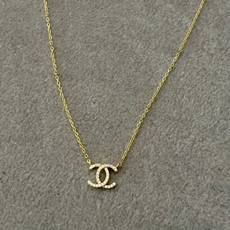 Collar con bano de oro, Plata .925