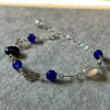 PULSERA AGATHA, ELIGEN COLOR AZUL, CAFE, MORADO, FIUSHA, ROSA, PLATA .925