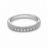 Anillo media churubela, talla 6,7,8,9 bano de rodia, plata .925