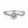 ANILLO SOLITARIO PLATA .925 TALLA 7,8