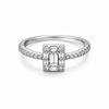Anillo Cuadro Zirconia 6,7