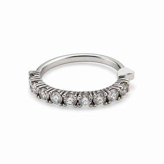 Anillo medio crurumbela blanca size 7,8,9