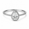 ANILLO DE GOTA CON BANO DE RODIO PLATA .925 7,8,9
