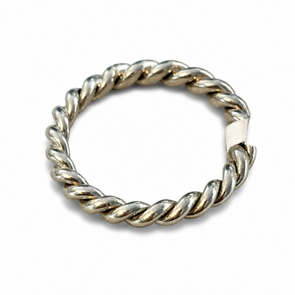 Anillo twisted unisex talla 7