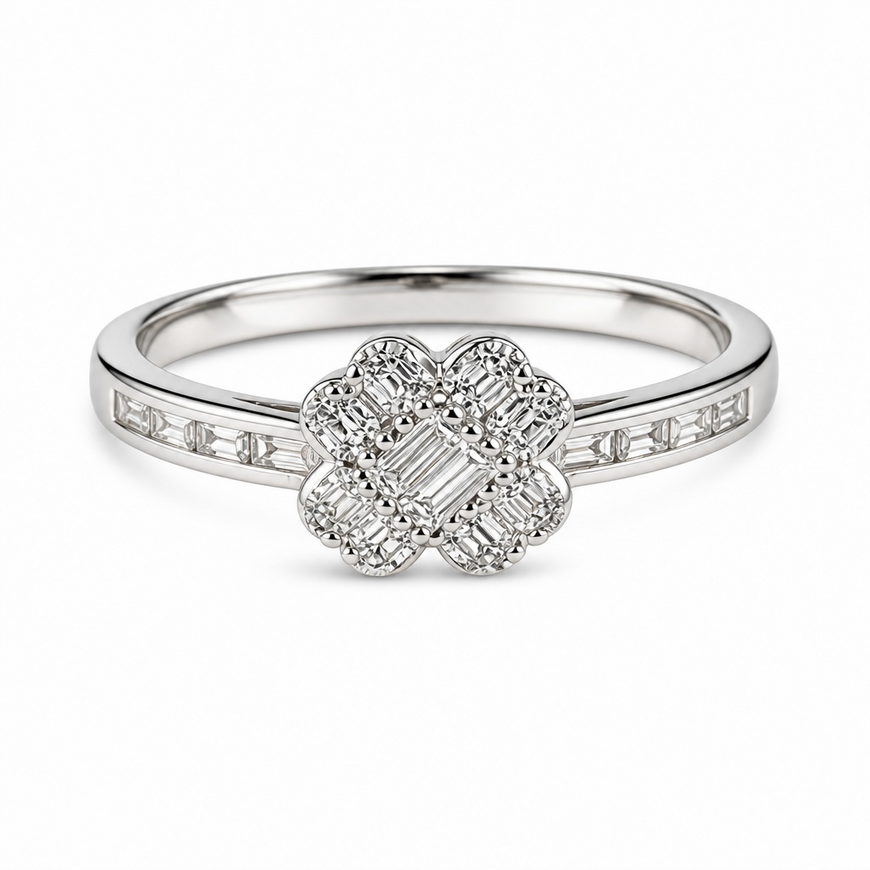 Anillo Soltario zirconia blanca 7,8,9