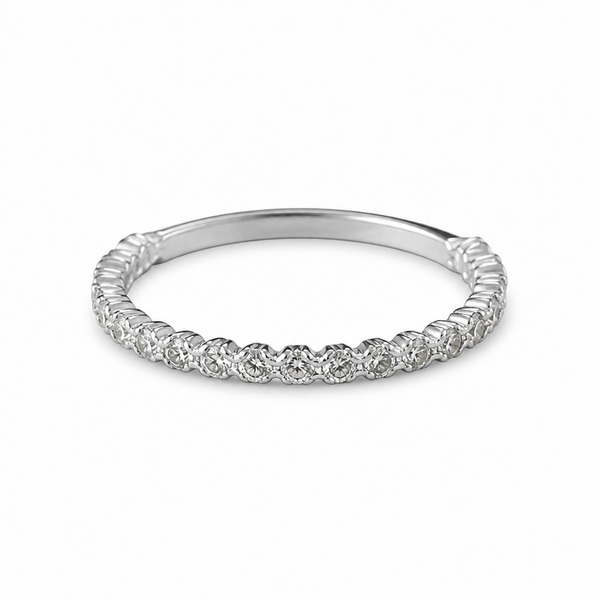 Anillo media churumbela blanca size 7,8,9