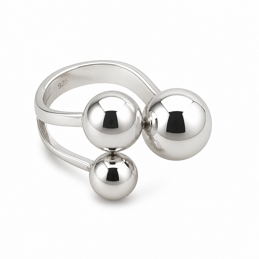 ANILLO DE BOLITAS SIZE 6
