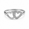 ANILLO DE DOS CORAZONES SIZE 8