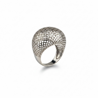 ANILLO DE RED 3D, TALLA 6,7,8,9 PLATA .925