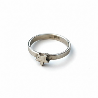 Anillo para el pie en plata .925 con estrella Talla 3.5