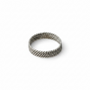 Anillo para el pie en plata .925 con tres torzal Talla 3