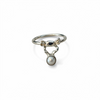 Anillo para el pie en plata .925 con pearl Talla 2.5