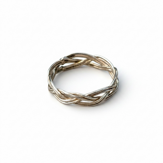 Anillo para el pie en plata .925 diseno torsal Talla 3.5