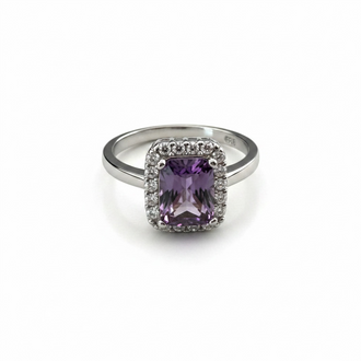 ANILLO CUADRADO TORNAZOL TALLA 6,7,8