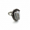ANILLO CON MADRE PERLA NATURAL AJUSTABLE