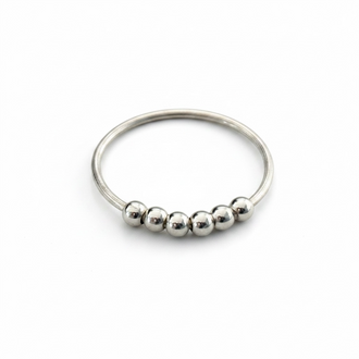 ANILLO BOLITAS TALLA 7, 10
