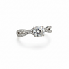 ANILLO CON MICROCIRCONIAS DE RODIO TALLA 6