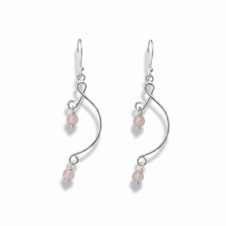 ARETES MEDIA GOTA ALAMBRE, COLOR ROSA, CAFE, MORADO, AZUL TURQUEZA, BLANCO, ROJO, VERDE, PLATA .925