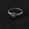 Anillo de Corazon con circonia, en talla 9, Plata .925