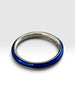 Anillo Color Azul Oscuro, Talla 5,6,7,8,9, Plata .925