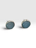 Arrete con piedra natural blue lace agate, Plata .925