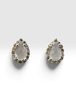 Broquel con piedra natural, en color Azul, Morado, Naranja, Blanco, Café, o Rosa, Plata .925