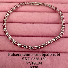 Ruby Opal Tennis Bracelet