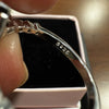 925 Sterling Silver Pear-Cut White Cubic Zirconia Prong Engagement Ring Sz 9